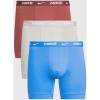 Nike Mens Essential Cotton Stretch 3 Pack Boxer Brief - Assorted