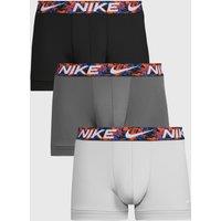 Nike Mens Essential Micro Fibre Stretch 3 Pack Briefs - Grey