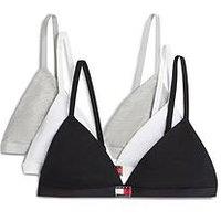 Tommy Hilfiger 3 Pack Non-Wired Triangle Bra