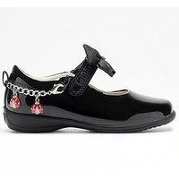 Lelli Kelly Ladybird Charm Chain School Shoes - Black