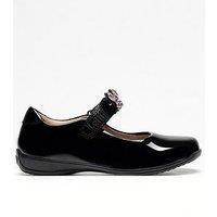 Lelli Kelly Butterfly Embellished School Shoes - Black