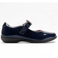 Lelli Kelly Taylor F Fit Patent School Shoes - Blue