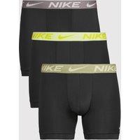 Nike Mens Essential Micro Fibre 3 Pack Boxer Brief - Black