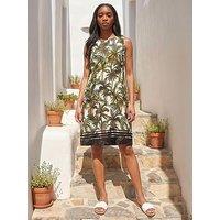 Roman Petite Sleeveless Shift Dress