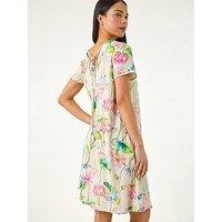 Roman Petite Floral Swing Dress