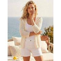 Roman Petite Textured Knit Cardigan