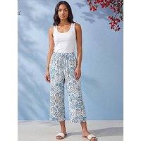 Roman Petite Printed Cropped Trousers