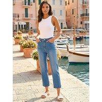 Roman Cotton Ankle Grazer Stretch Jean
