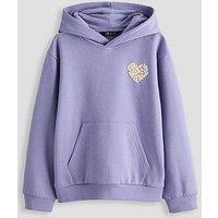 The North Face Junior Girls Graphic Relaxed Hoodie - Purple