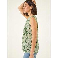 Roman Floral Print Vest Top