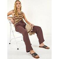 Roman Cotton Air Flow Wide Leg Trouser