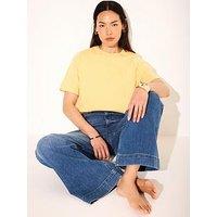 Mint Velvet Ultimate Cotton T-Shirt - Yellow