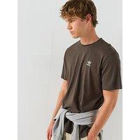 Adidas Originals Mens Trefoil Essentials Loose T-Shirt - Brown