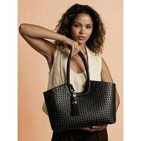 Luella Grey Lillie Whipstitch Tote In Black