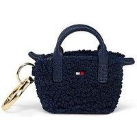 Tommy Hilfiger Girls Mini Bag Charm - Dark Blue