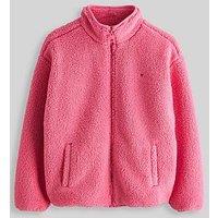 Tommy Hilfiger Girls Flag Full Zip Sweatshirt - Pink