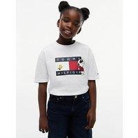 Tommy Hilfiger Kids Peanuts Graphic Short Sleeve T-Shirt - White