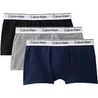 Calvin Klein Boys 3 Pack Modern Trunks