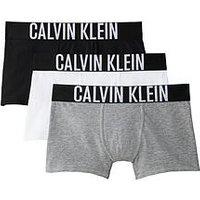Calvin Klein Boys 3 Pack Intense Trunk