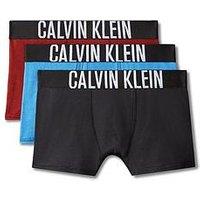 Calvin Klein Boys 3 Pack Intense Trunk