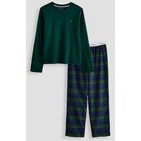 Tommy Hilfiger Boys Long Sleeve Pyjama Set - Dark Green