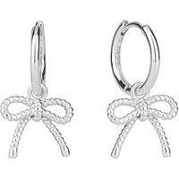 Seol + Gold Sterling Silver Huggie Bow Hoops