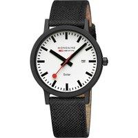 Mondaine Mon Sbb Essence Solar 41Mm Wht Dial Blk S