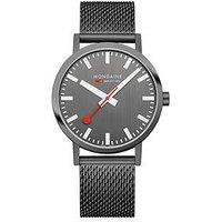 Mondaine Mon Sbb Cla. Grey Dial & 40Mm Ipgry Brumesh