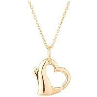 Seol + Gold 18Ct Gold Plated Heart Clasp Charm Connector With Chain