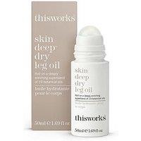 This Works Skin Deep Dry Leg Oil 50Ml Roller