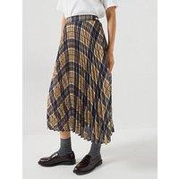 Barbour Ria Tartan Midi Skirt - Green