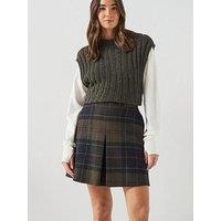 Barbour Marlow Mini Skirt - Green