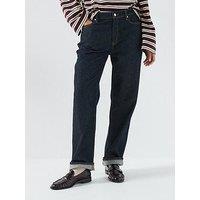 Barbour Straight Buttoned Adalyn Jeans - Blue