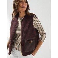 Barbour Borg Fleece Liner Gilet - Brown