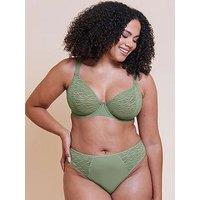 Curvy Kate Smoothie Lace Brazilian Brief - Sage Green