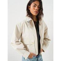 Barbour International Gabriette Showerproof Jacket - Cream