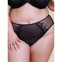 Curvy Kate Flare Deep Thong - Black