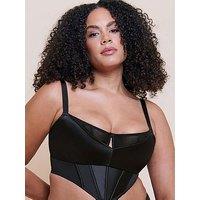 Curvy Kate Unapologetic Longline Balcony Bra - Black