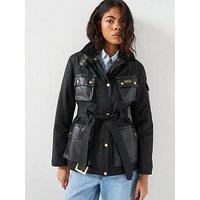 Barbour International Original Waxed Jacket - Black
