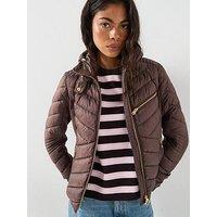 Barbour International Salengro Quilted Jacket - Truffle