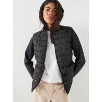 Barbour International Bintl Ari Quilted Sweat - Black