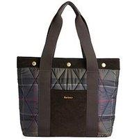Barbour Healy Tartan Tote Bag - Brown