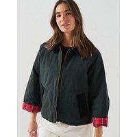 Barbour Dawn Reversible Casual Jacket - Black