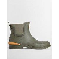 Barbour Abbeyfield Packable Ankle Wellingtons - Dark Olive