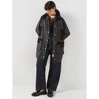 Barbour Tartan Reimagined Icons Tartan Modern Beaufort Wax Jacket - Brown