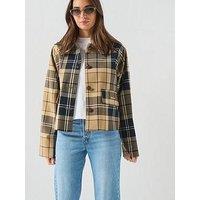Barbour Delilah Checked Showerproof Jacket