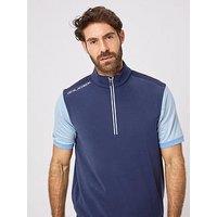 Oscar Jacobson Mens Golf Drew Sleeveless Midlayer - Navy