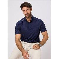 Oscar Jacobson Mens Golf Herald Polo - Navy