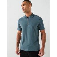 Belstaff Alloy Polo Cotton Jersey - Blue