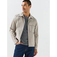 Belstaff Men'S Cargo Zip Overshirt - Light Beige